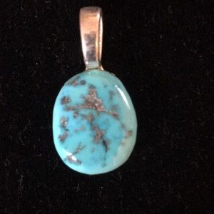 Sterling Silver and Turquoise Pendant